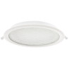Downlight iglux ig-54-18w-f/ circular/ ø225 x 29.5mm/ potencia 18w/ 1720 lúmenes/ 6000ºk/ blanco